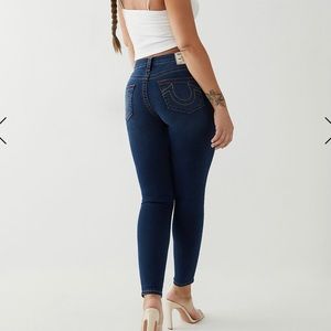 True Religion Jennie Curvy Mid-Rise W30 Skinny Jeans